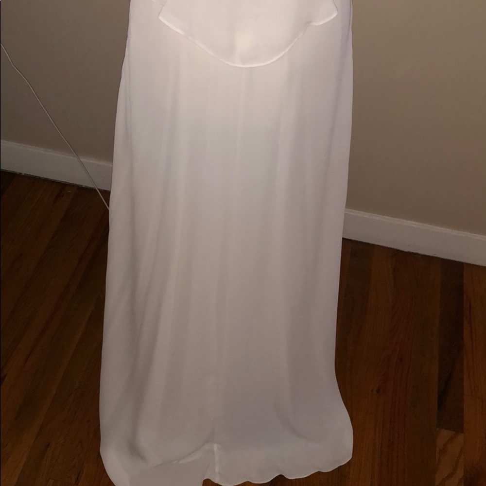 Beautiful Zara Basic Off White Evening Dress. - image 6